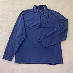 Vineyard Vines Mens 2XL Lux Tech 1/2 Half Zip Pullover Sweatshirt Stretch Jacket